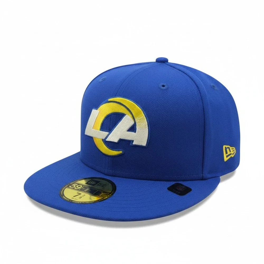 New Era 59FIFTY Los Angeles Rams 2020 Draft Hat Blue Fitted 7 3/8 12494511